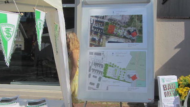 Infostand zur Hallenplanung - Straßenfest Eversten - Brunnenlauf